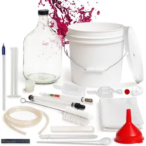 Making Kit &  Making Kit | Complete  Brewing Kit for Beginners & Experts - Includes Glass Carboy, Fermenter, Hydrometer, Siphon, Airlock &  | DIY  Brewing Equipment