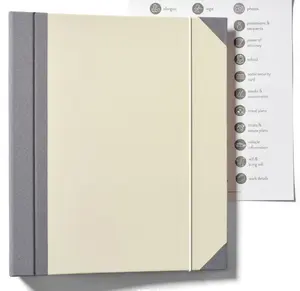 Labeled File Organiser, Office Folder, Document And Certificate Organiser Folder – Stylish Folder With Pockets For Important Documents, Certificates, Passports, Photos And Wills.