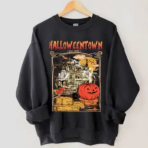 Halloweentown Est 1998 Shirt, Vintage Halloween University Tee, Retro Fall Season Graphic T-Shirt, Spooky Unisex Top