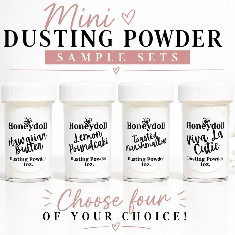 Honeydoll’s talc free Dusting Powders Mini Sample Bundles - pick your scents