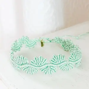 Daisy Macrame Bracelet