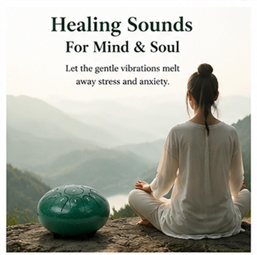 11-Note Steel Tongue Drum in B Major with Carry Bag & Mallets, Meditation Drum for Adults and Beginners, Handpan Style Percussion Instrument for Yoga, Relaxation, Mindfulness and Sound Healing 11-Note Steel Tongue Drum in B Major with Carry Bag & Mallets, Meditation Drum for Adults and Beginners, Handpan Style Percussion Instrument for Yoga, Relaxation, Mindfulness and Sound Healing