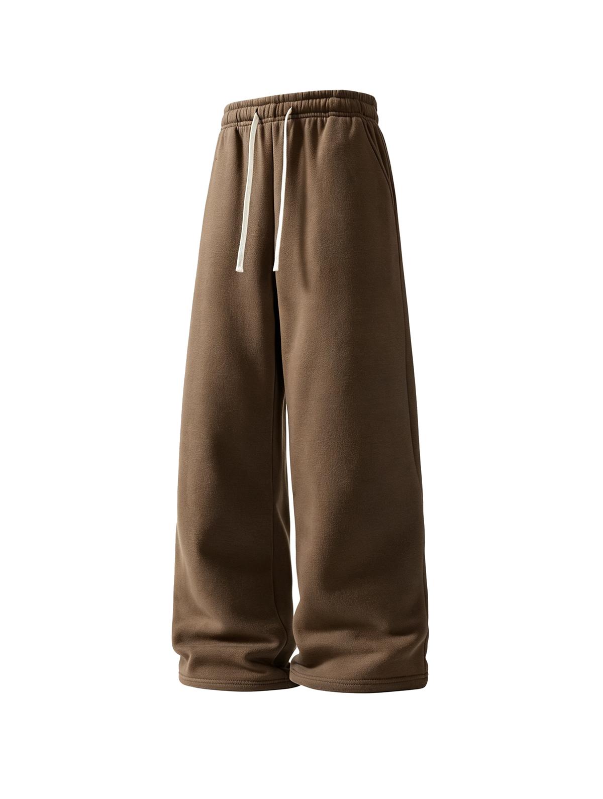 2-pack men’s long pants, men’s casual long pants, men’s loose straight sweatpants.Elastic waistband with drawstring design that doesn’t dig into the waist, loose straight cut, versatile and flattering for all body types.Available in multiple colors, simpl