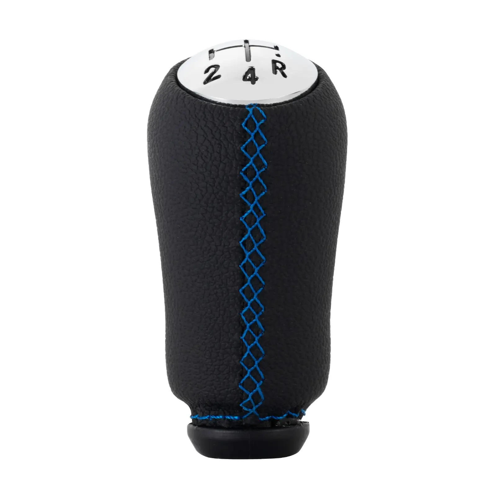 Renault Koleos Car Gear Shift Knob, Shifter Knob, 5-Speed Leather Blue Stitching, Replacement Part, Durable Design, Perfect Fit