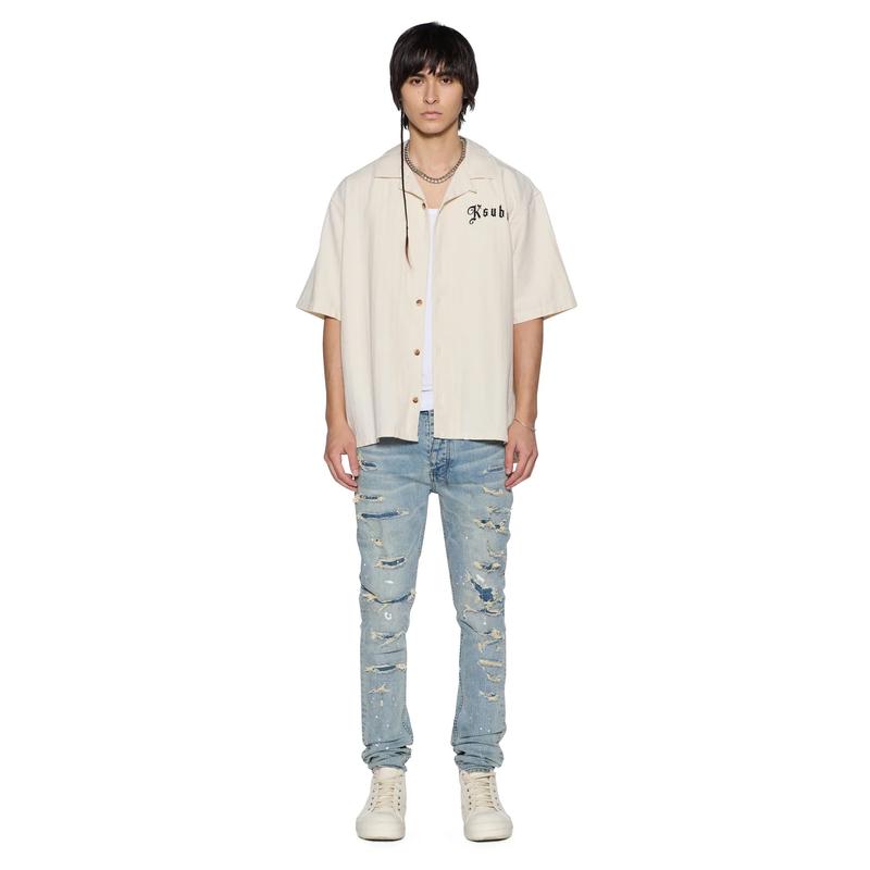 Ksubi Van Winkle Scatter Blue Jean