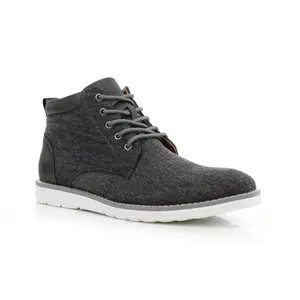 Polar Fox Dustin denim sneaker boots, in Grey, Men's Size 6.5 - 13