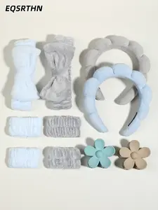 10-Piece Hair Band Set-Holiday Pick! Soft, comfortable and high elasticity, multi-purpose washing exercise, suitable for women and children daily dress and skin care use