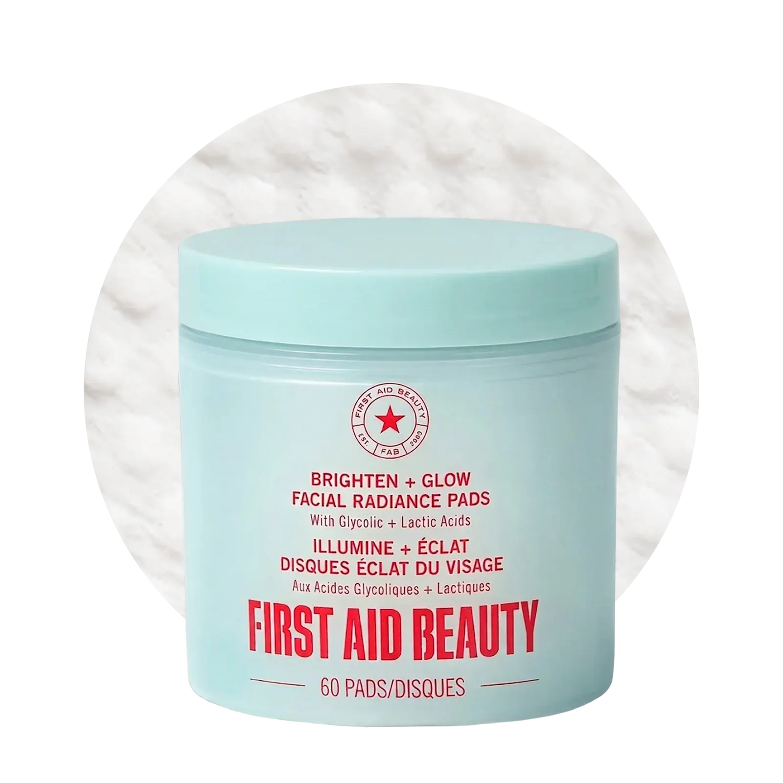 Brighten + Glow Facial Radiance Pads with Glycolic + Lactic Acids