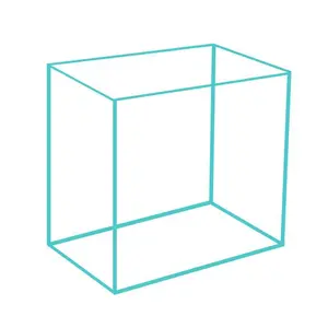 Thai Betta Fish Display Tank Gold Crystal Ultra Clear Glass Small Fish Tank Desktop Betta Fish Tank