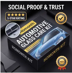 Automotive HeadlampRestoration Fluid Oxidized andYellowedAutomotive HeadlampsBlurring Enhanced Crystallizat Stop Windshield Cracks From Getting Worse! Homonth Car Glass Repair Kit | UV Resin Solution For Chips, Scratches & Bulls-Eyes  Or UV Light Cure