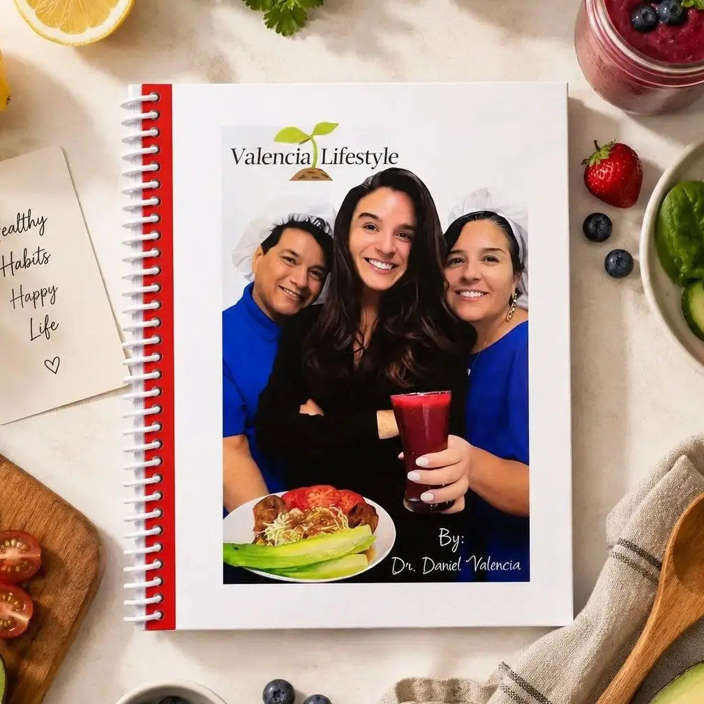 Dr. Valencia Diet Book – Bilingual English & Spanish Healthy Eating Guide, Meal Planner, Nutrition Tips, Gluten-Free & Vegan Lifestyle
