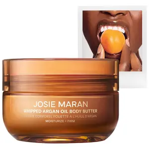 Josie Maran  Vanilla Apricot - Whipped Argan Oil Refillable Firming Body Butter Jar-Size: 6 oz
