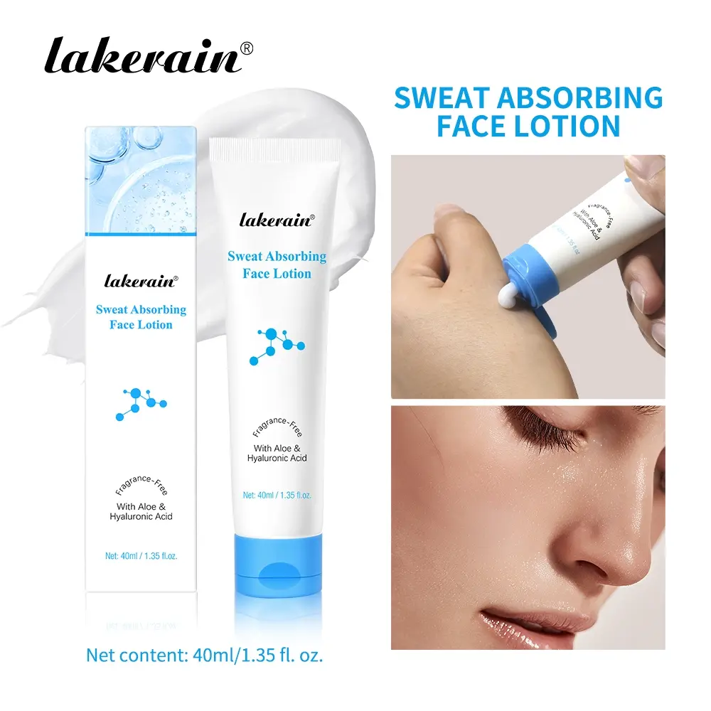 Matte Sweat-Proof Makeup Primer, Sweat Absorbing Face Lotion Cream, Oil Control, Hydrate & Moisturize 2-in-1 Makeup Base, Used as Primer or No-Makeup Base, Lightweight Non-Greasy, Moisturizing, Long-Lasting Pore Minimizer for Oily/Combination Skin