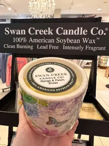 Swan Creek Mango & Peach Slices 9oz. Candle
