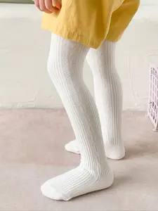 Girls' Spring & Fall Jumpsuits, Pure Color Underwear Pants, Comfortable Fit, Ideal for School and Play, Durable Fabric, Long-Lasting Use