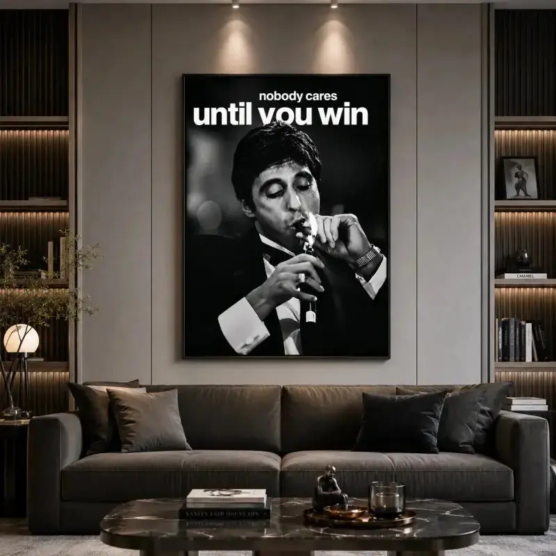 [NO FRAME] Motivational Poster, Motivational Print, Motivation Wall Art, Inspirational Quote Wall Art, Home Gym bathroom bedroom living room decor high-definition