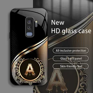 Suitable for [Galaxy S9+] Brand New Personalized Acrylic Phone Case with Custom Letters — Ultra-Slim, Drop-Resistant, Scratch-Proof — Light Luxury Business Style — Premium Acrylic Material — Trendy & Stylish 996