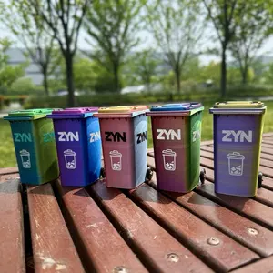 Zyn Bin Desk Waste Bin – Sleek & Compact Desktop Trash Can for Office Organization