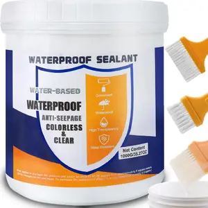 35.27oz Invisible  Agent - Transparent Polyurethane Anti-Leakage Sealant Coating for Roof, Walls, Bathroom, Kitchen | Indoor/Outdoor Use | Crack Repair & Multi-Surface Protection