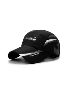 Unisex Aquatic Sport Baseball Hat, Adjustable Sun Protection, Casual Asymmetrical Design, Ideal for Outdoor Activities, Spring & Fall
