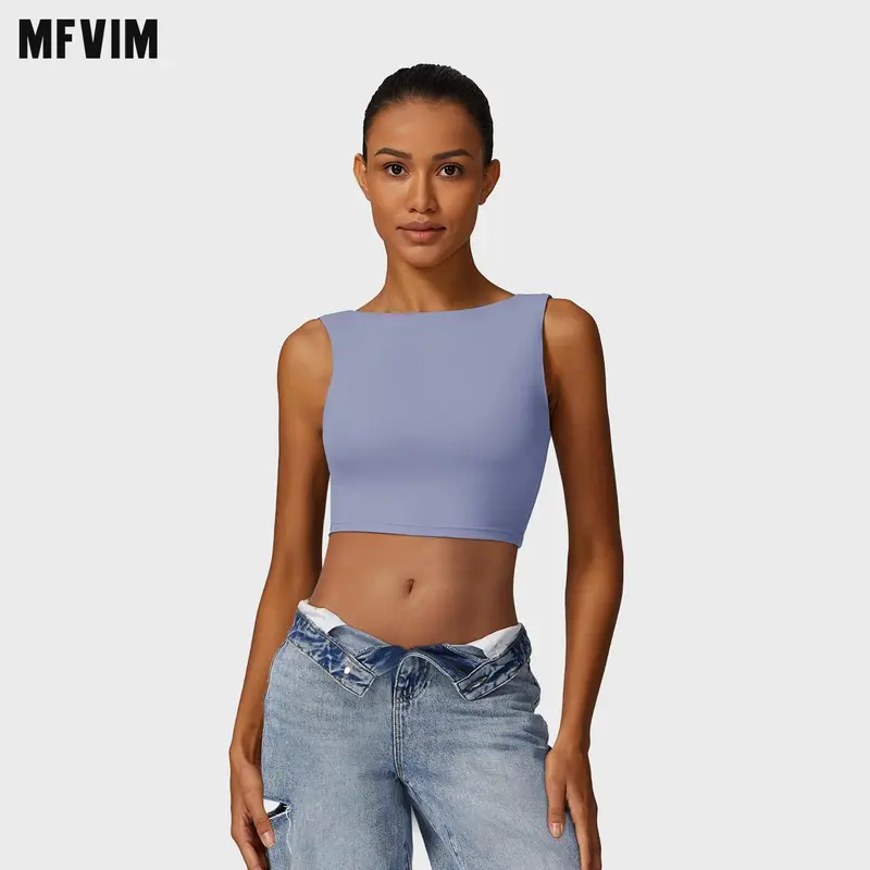 Women's Fitted Halter Neck Sports Bra - 22% Spandex Elastane, 78% Nylon Crop Top with Removable Padding, All-Season Supportive Gym Wear for Yoga, Cold Wash, Do Not Bleach, Travel Essential