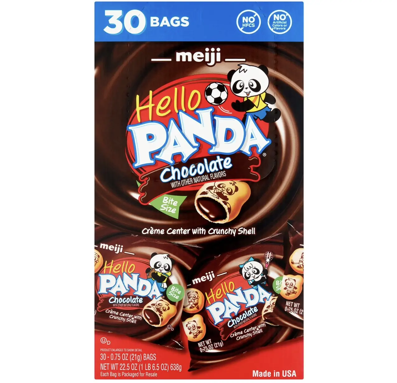 Hello Panda Chocolate Cookies, Bite Size, 0.75 oz., 30 pk. 4.8 out of 5 stars