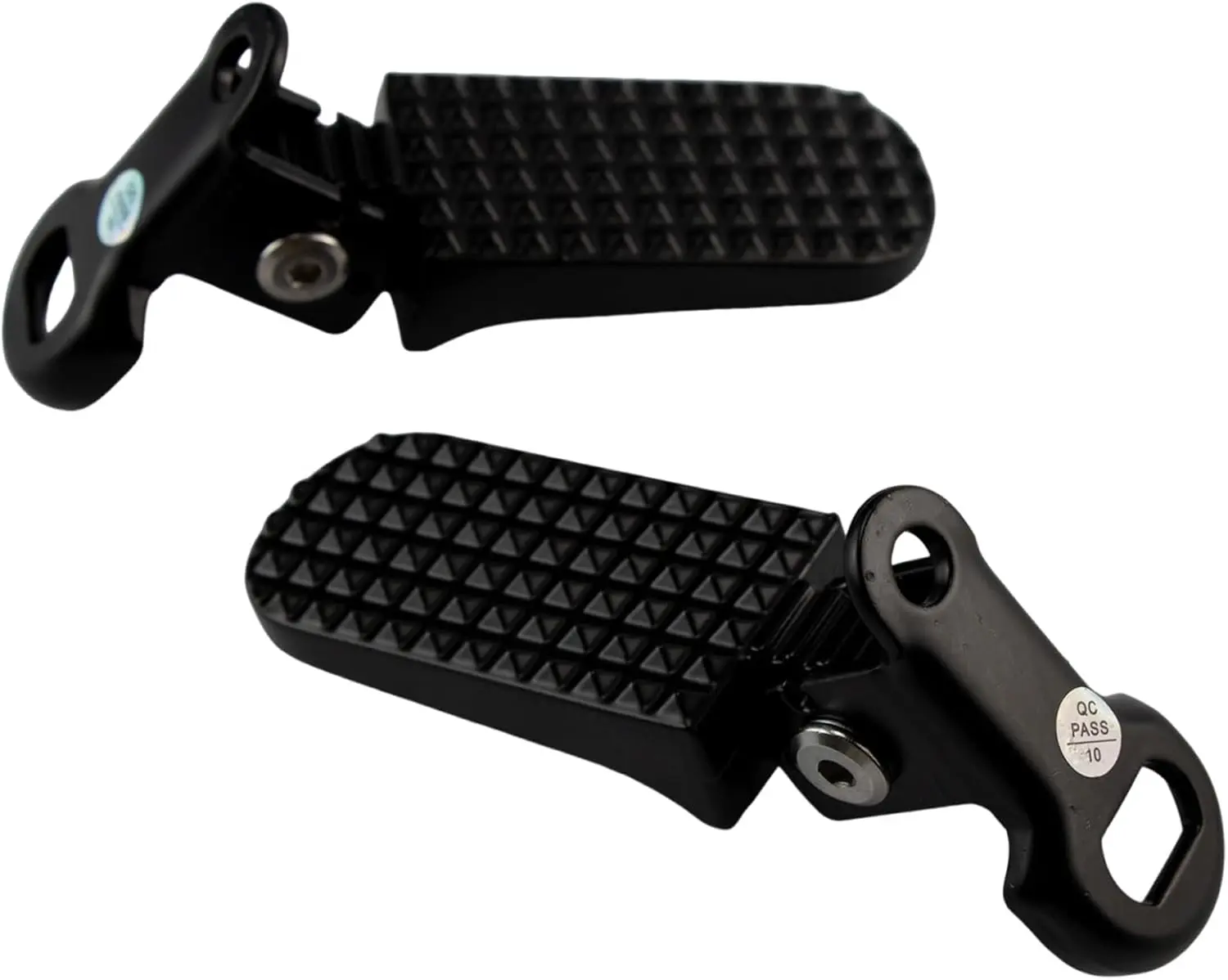 2PCS Mini Aluminium Alloy Non-Slip Bike Foot Pegs - Folding Rear Pedals for Mountain and Folding Bicycles