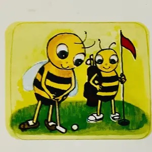 Vintage Bees Stickers