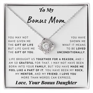 Stepped Up Mom | Heartfelt Christmas Gift for Stepmom, Bonus Mom, Second Mama, or Foster Mother | Thoughtful Present From Bride, Groom, or Daughter