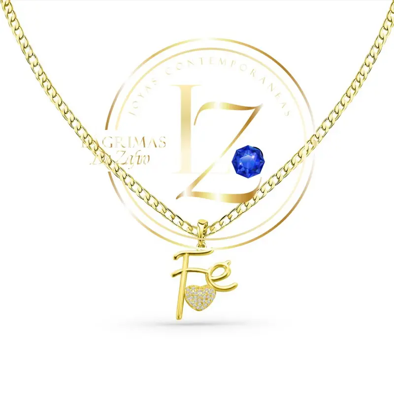 COD2008  Faith Pendant with Cuban Chain  Classic  Accessory for Any Outfit