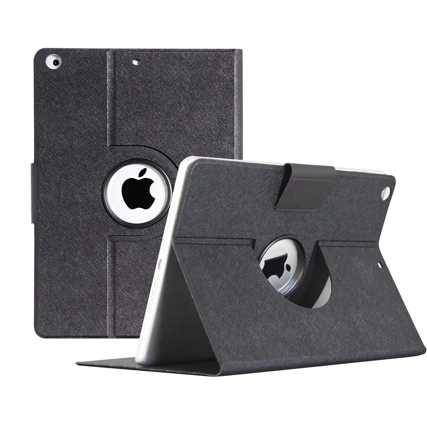 CFA204 Folio360 Slim Folio Case for iPad Air and iPad 9.7 5th 6th Gen Black