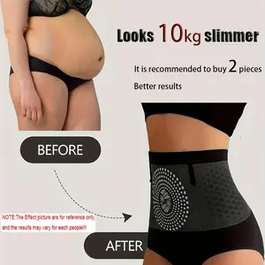 Women's High Waist Tummy Control Shapewear Shorts, Butt Lifter Body Shaper Panty, Anti-Rolling Slimming Underwear, High Stretch Soft Fabric Daily Wear