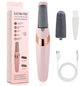 Smooth Pedicure Wand, Electric Callus Remover for Feet, Rechargeable Pedicure Tools Foot Care Kit, Pedicure Tools, Pedicure Tools Kit, Feet Care, Removes Dry Skin for Smoother Feet Nail Art Manicure Water Proof Exfoliant