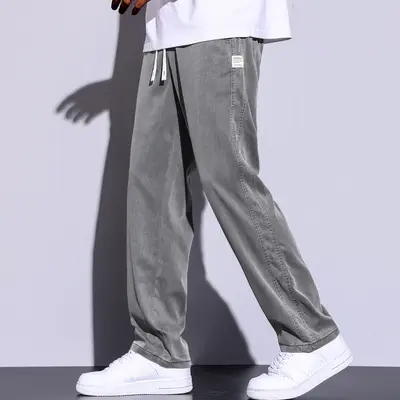 Loose Uniqlo Sweat Jeans Uniqlo High Waist Jeans Men TikTok Shop