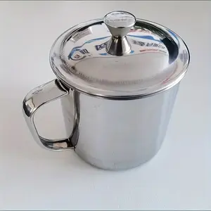 [Stainless Steel | Durable] Stainless Steel Cup 304 | 1pc 750ml with Cover | Durable, Portable, Dishwasher Safe, Hot & Cold Drinks, Outdoor Camping, Hiking, Picnic Barbecue