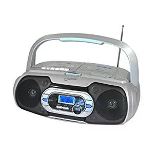 Supersonic SC-729BT  Bluetooth Compatible Portable MP3/CD Cassette FM Radio Boombox
