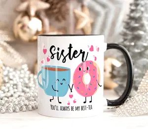 Personalised Sister Bestie Mug Gift Sister Birthday Day Gift For Her Mug Gift For Her Sister Gift Birthday Gift Mug Gift For Sister  mug gift for her/ him