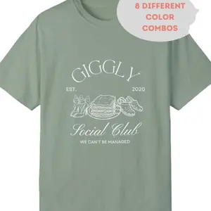 Giggly Squad Hannah Berner & Paige Desorbo Fan Club T-Shirt - Gift For Her