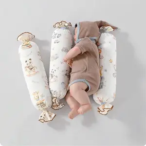 Baby Side Sleep Pillow Anti-Fall Breathable Backrest, Baby Comfort Cushion, Washable Candy Color Back Support, Safety Helper for Babies