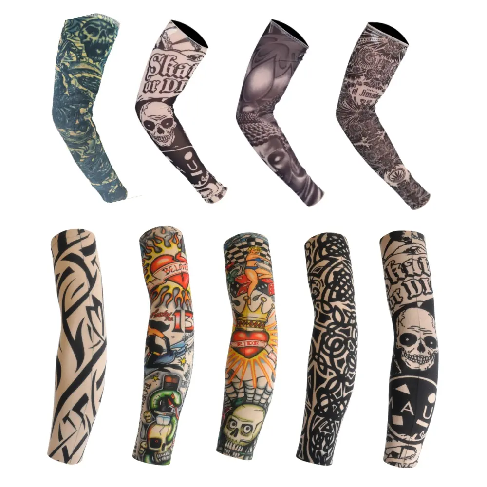 6 Pcs Tattoo Compression Sleeve, Arm Sleeves Tattoo, Tatto Sleeve ...