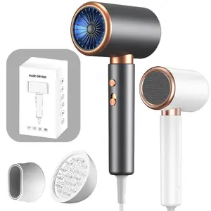 Negative Ion High Speed Low Noise Multifunctional Hair Dryer, 1 Box Hair Dryer with Diffuser & Concentrator, Professional Hair Care Tool for Home & Salon Use