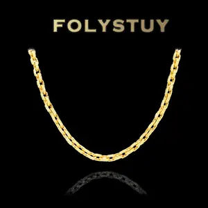 [Trump Pendant Necklace 38 mm Width 61 cm Length Gold Chain Jewelry][FOLYSTUY (YNT02)]