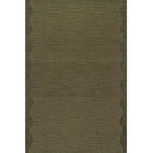 Nate Berkus Ondine Solid Wool Cozy Area Rug