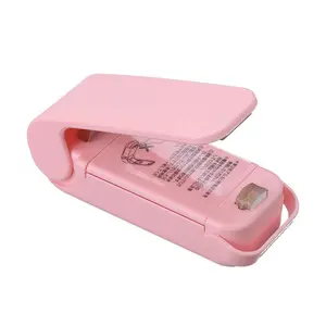 Portable Mini Snack Sealer Hand Press Small Electric Sealing Machine for Plastic Bags Home Food Freshness Preservation