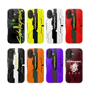 Edgerunners Cyberpunks 2077 Tough Unique Artistic Film Shell Phone Cases Suitable for iPhone 17-11 Pro Max/Plus and  Samsung Galaxy S23-25