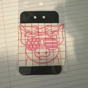 Pink pig decals
