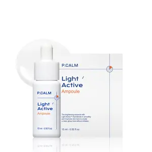 [P.CALM Official] Light Active Ampoule – TXA & Glutathione for Blemish Care & Even Skin Tone, Korean Skincare (15ml / 0.5 fl.oz)