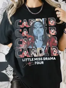 [Sale Up To 30] + [Free Ship] Cdibi Little Miss Drama Tour Shirt 2026, Rap Concert Queen Vintage Unisex Shirt, Gift For Music Fan Men And Women New12753