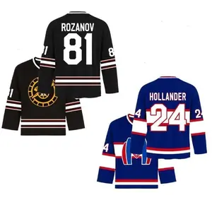 Rozanov & Hollander Heated Rivalry Hockey Jersey Shirt Unisex Lace Neck Streetwear Bold Fan Style All-Over Print Autumn Season