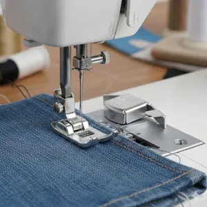 Adjustable Slip-Resistant Sewing Guide Ruler Multi-Purpose Universal Presser Foot Upgrade Tool Stainless Steel Precision Alignment Assistant Professional Home Sewing Craft Accessory Must-Have Sewing Supplies Crafts